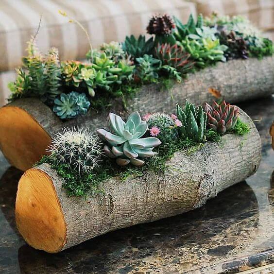 25 Easy And Creative DIY Garden Ideas Made Out Of Old Logs And Stumps ...
