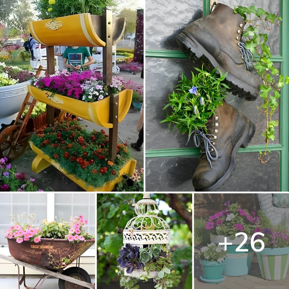 26 Creative And Inspiring DIY Garden Pot Ideas To Beautify Your Outdoor ...