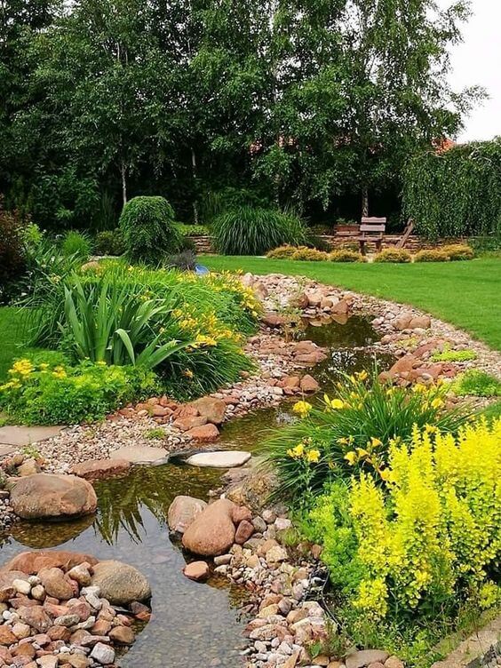 38 Striking Rain Garden Landscaping Ideas - 243